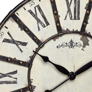 Produktbild für Wanduhr TFA 60.3039.02, Holz, analog, Quarzuhr