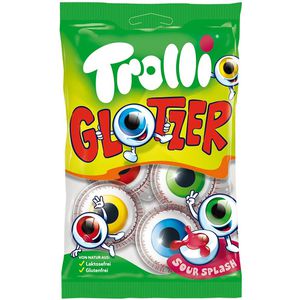Schaumzucker Trolli Glotzer, mit Fruchtgummi & Füllung
