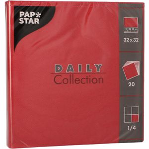 Servietten Papstar Daily Collection, bordeaux
