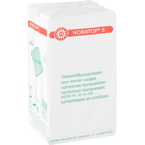 Produktbild für Vlieskompressen Nobamed Nobatop 8, 4-lagig, unsteril