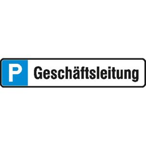 Parkplatzschild SafetyMarking aus Aluminium
