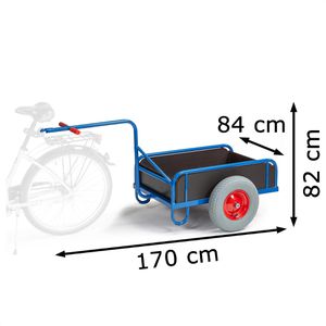 Produktbild für Handwagen Rollcart 14-1391, mit 4 Bordwänden