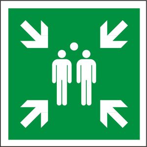 Hinweisschild Abtec ISO 7010 E007, Aluminium