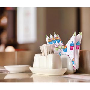 Produktbild für Servietten Papstar 82736 Cupcakes