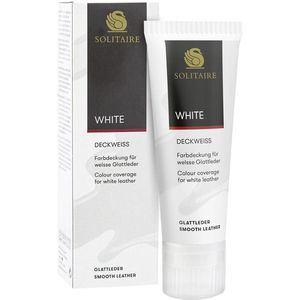 Schuhcreme Solitaire White, Deckweiß