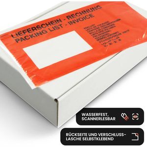 Produktbild für Lieferscheintaschen Netuno DIN lang