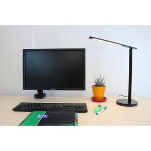Produktbild für Schreibtischlampe Unilux Diva, schwarz, LED