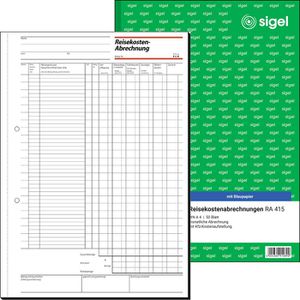 Produktbild für Reisekostenabrechnungen Sigel RA415