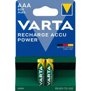 Produktbild für Akku Varta Recharge Power 56703, 1,2 V, 800 mAh