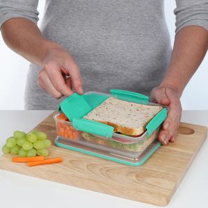 Produktbild für Lunchbox Sistema Snack Attack Duo To Go Kunststoff