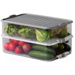 Aufschnittbox uandu Kühlschrankdose, aus Kunststoff