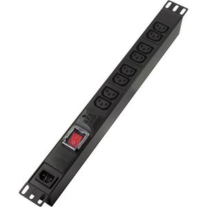 Produktbild für Steckdosenleiste LogiLink PDU8A02, ohne Zuleitung