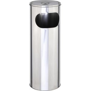 Aschenbecher Böttcher-AG silber, für Outdoor