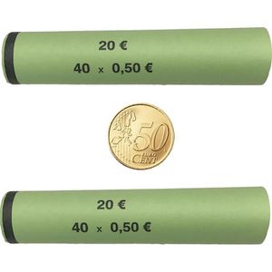 Münzhülsen 300 Stück 1 Cent bis 2 Euro oder gemischt - Securina24