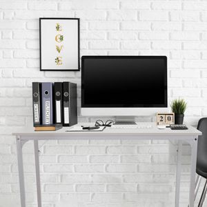 Produktbild für Schreibtisch hJh-OFFICE Workspace I 821000, weiß / weiß