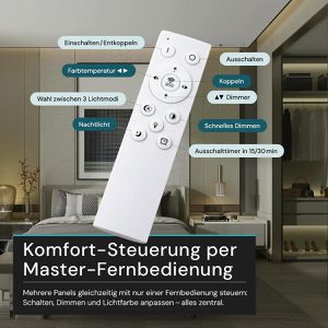 Produktbild für LED-Panel Luxula LX-10025-CCT, weiß, 100 x 25 cm