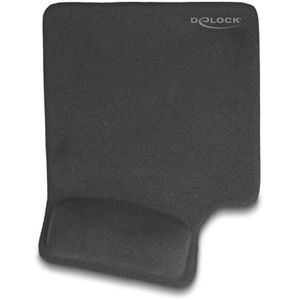 Produktbild für Mauspad DeLock ergonomisch, 12111, schwarz