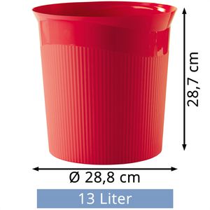 Produktbild für Papierkorb Han Re-LOOP, 18148-917, rot