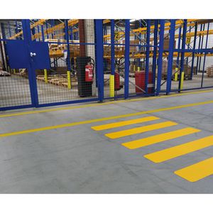 Produktbild für Bodenmarkierung Durable 181104 Zebrastreifen gelb