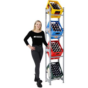 Produktbild für Getränkekistenregal PROREGAL High Big Camel, für 4 Kisten