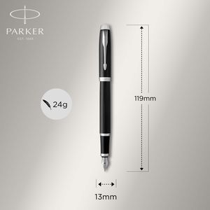 Produktbild für Schreibset Parker IM Black Lacquer C.C. 2093215, 2-teilig