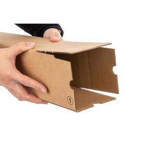 Produktbild für Versandhülse progress braun, Länge 610mm