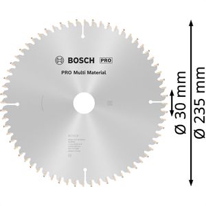Produktbild für Kreissägeblatt Bosch PRO Multi Material 2608640514