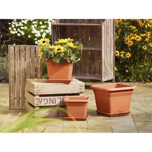 Produktbild für Blumentopf-Untersetzer Greemotion Jana, terrakotta