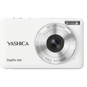 Produktbild für Kompaktkamera Yashica DigiPix 100 weiß, mit 2,4 Zoll Display