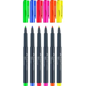 Produktbild für Filzstifte Faber-Castell 160806, Neon Marker