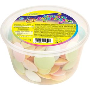 Brausebonbons Woogie Fliegende Untertassen im Eimer, 100 Stück