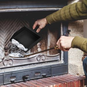 Produktbild für Ascheeimer Relaxdays 10033822, schwarz