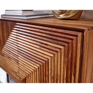 Produktbild für Sideboard Wohnling WL6.560, aus Massivholz, sheesham
