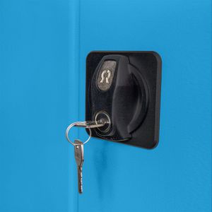 Produktbild für Werkzeugschrank ADB 42662, aus Metall, grau / lichtblau