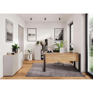 Produktbild für Schreibtisch Germania Adrano, navarra eiche