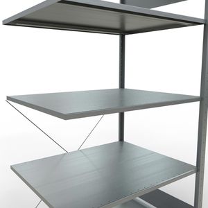 Produktbild für Anbauregal Schulte 12585, 5 Metallböden