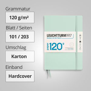 Produktbild für Notizbuch Leuchtturm1917 Edition 120G, Karton Hardcover