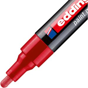 Produktbild für Lackmarker Edding 50 wasserfest &amp; permanent, rot