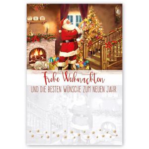 Produktbild für Weihnachtskarte Böttcher-AG Nostalgie sortiert
