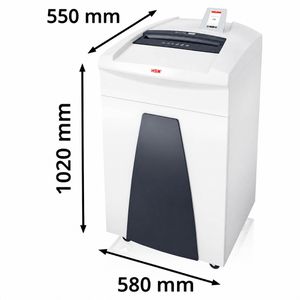 Produktbild für Aktenvernichter HSM Securio P44i, 1875121, mit Rollen und Öler