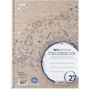Produktbild für Collegeblock Landre 400146722 College, A4