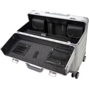 Produktbild für Pilotenkoffer Alumaxx Pandora 45168, silber, 36 Liter