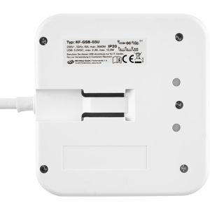 Produktbild für Steckdosenleiste REV-Ritter Powerquad, 1,4m Kabel