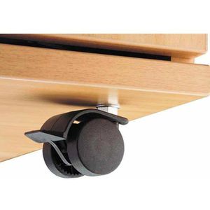 Produktbild für Rollcontainer Hammerbacher B-Serie, aus Holz, ahorn