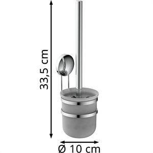 Produktbild für WC-Bürste EISL BA0205, grau