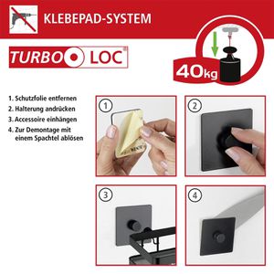Produktbild für Seifenspender Wenko Carpino Turbo-Loc, 25347100