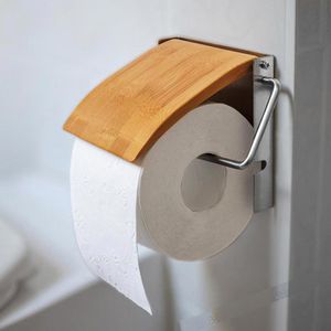 Produktbild für Toilettenpapierhalter Relaxdays braun