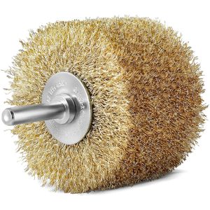 Produktbild für Drahtbürste S&amp;R 135.080.035, Holz-Struktur-Bürste Ø 80mm