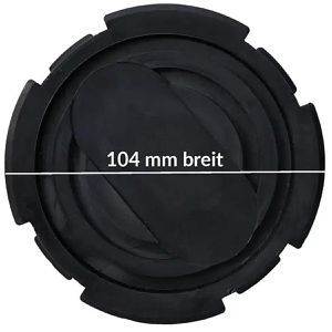 Produktbild für Gummiauflage NTG WGH.0001, für Wagenheber