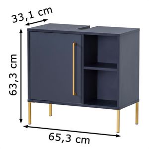 Produktbild für Waschbeckenunterschrank Schildmeyer Kent 153907, stehend